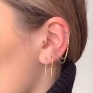 Nadaré - Stevie Threader Earrings (Gold)